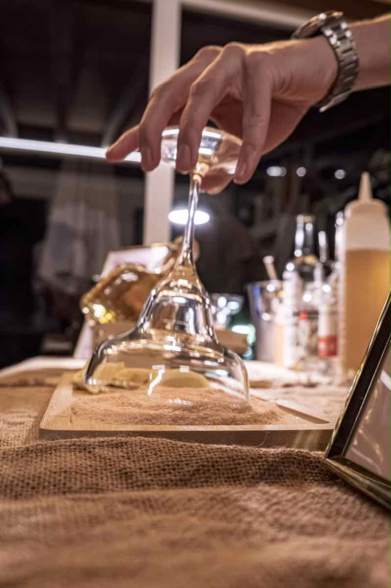 Bicchiere da Margarita passato nel sale